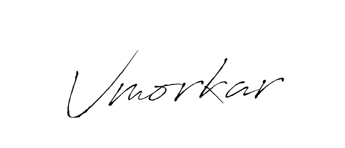 How to make Vmorkar name signature. Use Antro_Vectra style for creating short signs online. This is the latest handwritten sign. Vmorkar signature style 6 images and pictures png