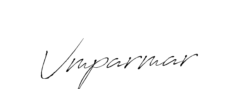 Make a beautiful signature design for name Vmparmar. With this signature (Antro_Vectra) style, you can create a handwritten signature for free. Vmparmar signature style 6 images and pictures png