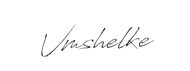 Also we have Vmshelke name is the best signature style. Create professional handwritten signature collection using Antro_Vectra autograph style. Vmshelke signature style 6 images and pictures png