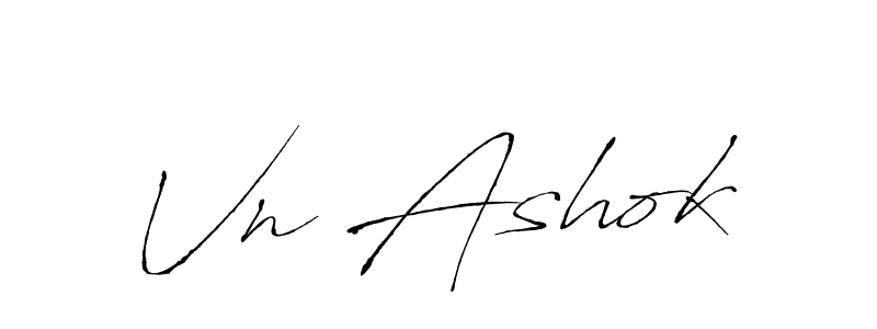 Vn Ashok stylish signature style. Best Handwritten Sign (Antro_Vectra) for my name. Handwritten Signature Collection Ideas for my name Vn Ashok. Vn Ashok signature style 6 images and pictures png