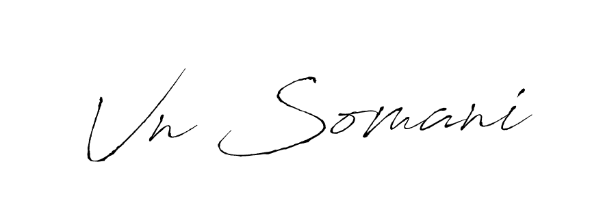 Make a beautiful signature design for name Vn Somani. Use this online signature maker to create a handwritten signature for free. Vn Somani signature style 6 images and pictures png
