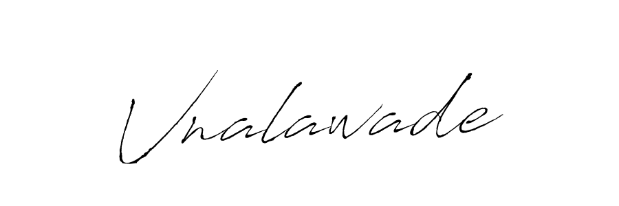 Design your own signature with our free online signature maker. With this signature software, you can create a handwritten (Antro_Vectra) signature for name Vnalawade. Vnalawade signature style 6 images and pictures png