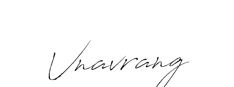 Use a signature maker to create a handwritten signature online. With this signature software, you can design (Antro_Vectra) your own signature for name Vnavrang. Vnavrang signature style 6 images and pictures png