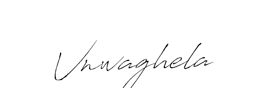 Create a beautiful signature design for name Vnwaghela. With this signature (Antro_Vectra) fonts, you can make a handwritten signature for free. Vnwaghela signature style 6 images and pictures png