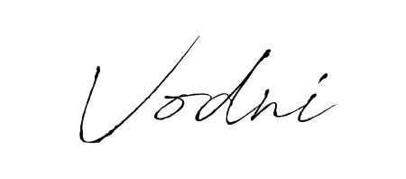 Upgrade your professional image with Vodni signature created with Antro_Vectra font. Fast, free, and watermark-free download. Vodni signature style 6 images and pictures png
