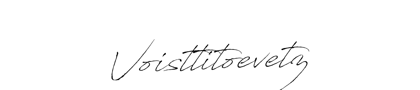 Antro_Vectra is a professional signature style that is perfect for those who want to add a touch of class to their signature. It is also a great choice for those who want to make their signature more unique. Get Voisttitoevetz name to fancy signature for free. Voisttitoevetz signature style 6 images and pictures png