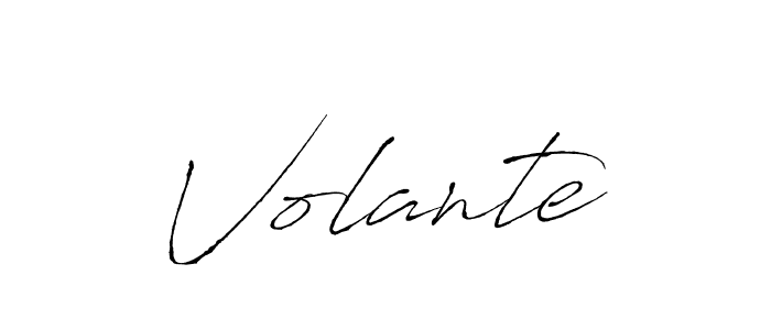 Use a signature maker to create a handwritten signature online. With this signature software, you can design (Antro_Vectra) your own signature for name Volante. Volante signature style 6 images and pictures png