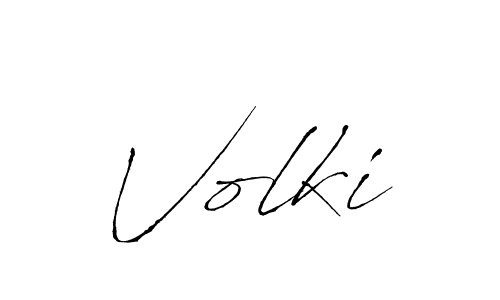 Make a beautiful signature design for name Volki. With this signature (Antro_Vectra) style, you can create a handwritten signature for free. Volki signature style 6 images and pictures png