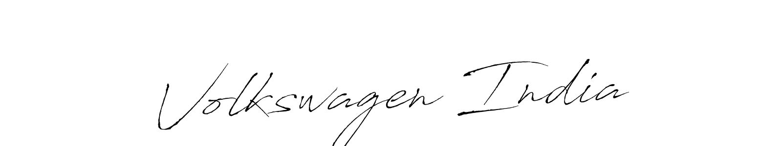 if you are searching for the best signature style for your name Volkswagen India. so please give up your signature search. here we have designed multiple signature styles  using Antro_Vectra. Volkswagen India signature style 6 images and pictures png