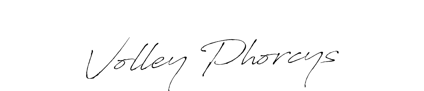 How to make Volley Phorcys name signature. Use Antro_Vectra style for creating short signs online. This is the latest handwritten sign. Volley Phorcys signature style 6 images and pictures png