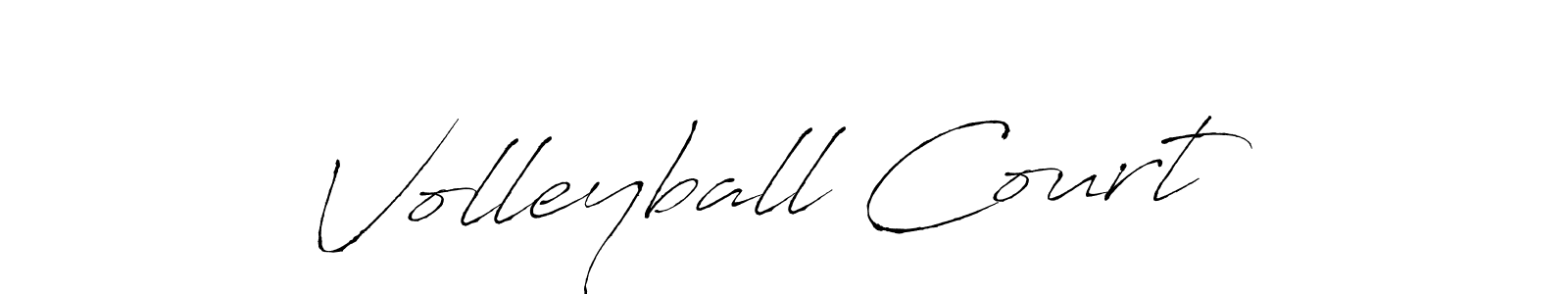 How to make Volleyball Court name signature. Use Antro_Vectra style for creating short signs online. This is the latest handwritten sign. Volleyball Court signature style 6 images and pictures png