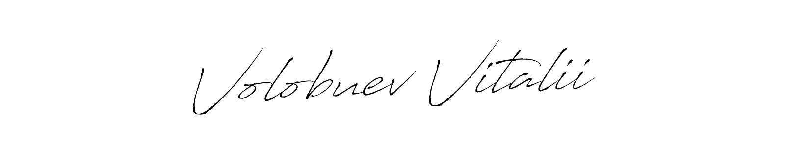 Use a signature maker to create a handwritten signature online. With this signature software, you can design (Antro_Vectra) your own signature for name Volobuev Vitalii. Volobuev Vitalii signature style 6 images and pictures png