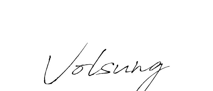 Use a signature maker to create a handwritten signature online. With this signature software, you can design (Antro_Vectra) your own signature for name Volsung. Volsung signature style 6 images and pictures png