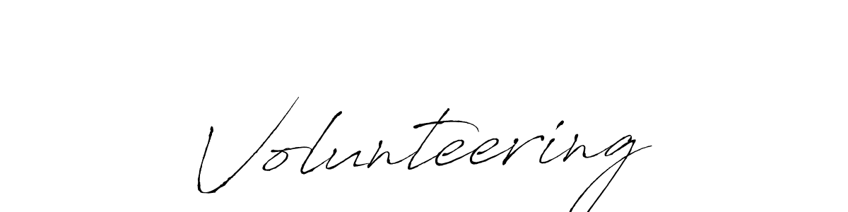 if you are searching for the best signature style for your name Volunteering. so please give up your signature search. here we have designed multiple signature styles  using Antro_Vectra. Volunteering signature style 6 images and pictures png