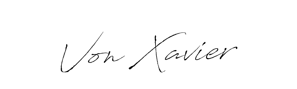 How to make Von Xavier signature? Antro_Vectra is a professional autograph style. Create handwritten signature for Von Xavier name. Von Xavier signature style 6 images and pictures png