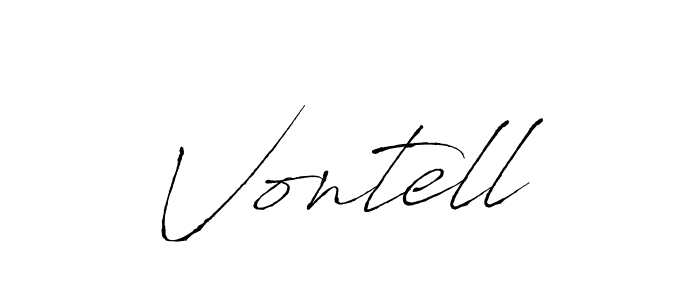Best and Professional Signature Style for Vontell. Antro_Vectra Best Signature Style Collection. Vontell signature style 6 images and pictures png