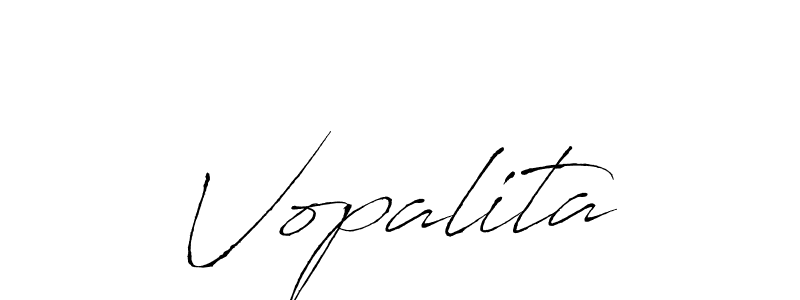 Vopalita stylish signature style. Best Handwritten Sign (Antro_Vectra) for my name. Handwritten Signature Collection Ideas for my name Vopalita. Vopalita signature style 6 images and pictures png