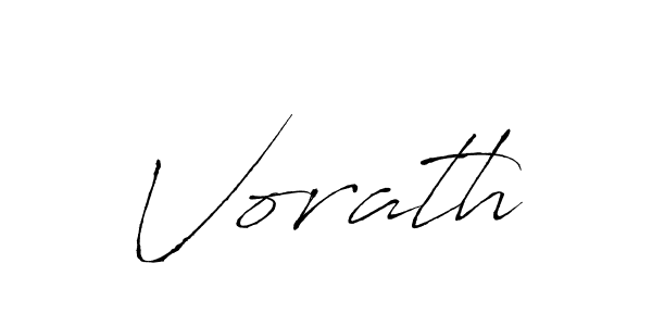 Design your own signature with our free online signature maker. With this signature software, you can create a handwritten (Antro_Vectra) signature for name Vorath. Vorath signature style 6 images and pictures png