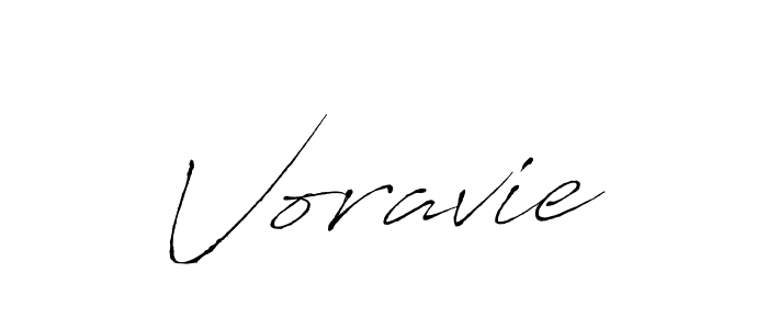 Voravie stylish signature style. Best Handwritten Sign (Antro_Vectra) for my name. Handwritten Signature Collection Ideas for my name Voravie. Voravie signature style 6 images and pictures png