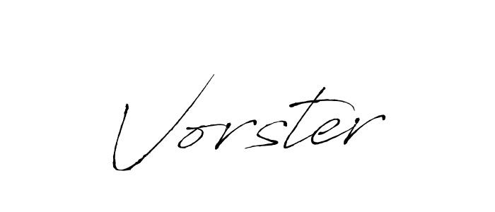 How to make Vorster name signature. Use Antro_Vectra style for creating short signs online. This is the latest handwritten sign. Vorster signature style 6 images and pictures png