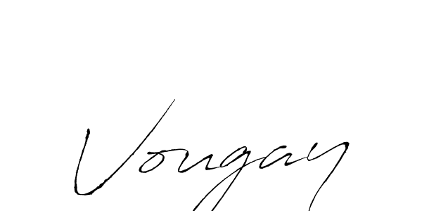 Design your own signature with our free online signature maker. With this signature software, you can create a handwritten (Antro_Vectra) signature for name Vougay. Vougay signature style 6 images and pictures png