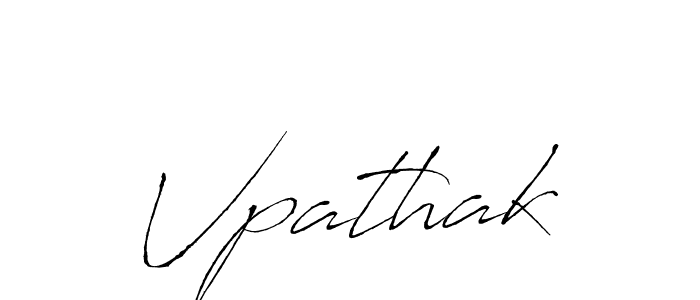 How to make Vpathak signature? Antro_Vectra is a professional autograph style. Create handwritten signature for Vpathak name. Vpathak signature style 6 images and pictures png