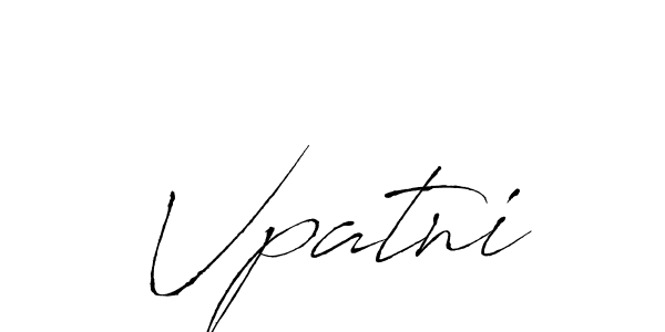 Create a beautiful signature design for name Vpatni. With this signature (Antro_Vectra) fonts, you can make a handwritten signature for free. Vpatni signature style 6 images and pictures png