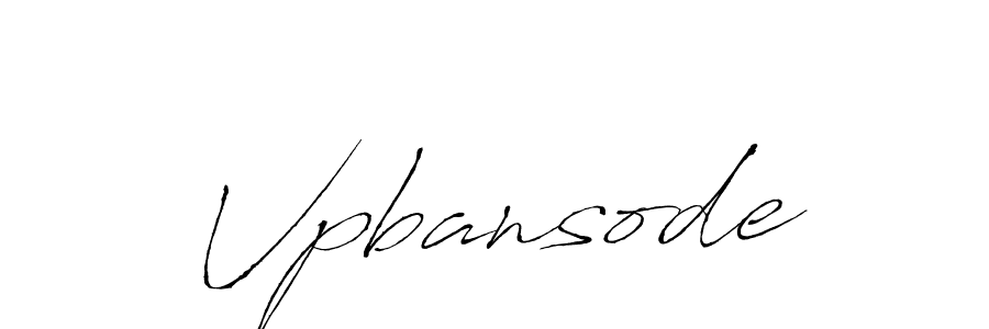 Make a beautiful signature design for name Vpbansode. With this signature (Antro_Vectra) style, you can create a handwritten signature for free. Vpbansode signature style 6 images and pictures png