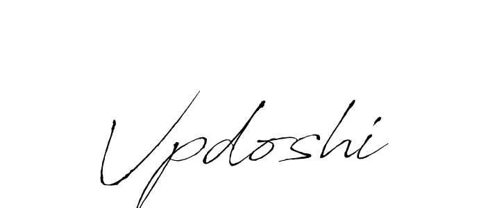 Design your own signature with our free online signature maker. With this signature software, you can create a handwritten (Antro_Vectra) signature for name Vpdoshi. Vpdoshi signature style 6 images and pictures png