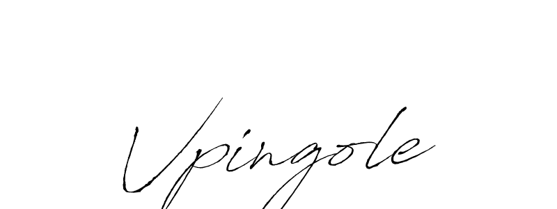 Use a signature maker to create a handwritten signature online. With this signature software, you can design (Antro_Vectra) your own signature for name Vpingole. Vpingole signature style 6 images and pictures png