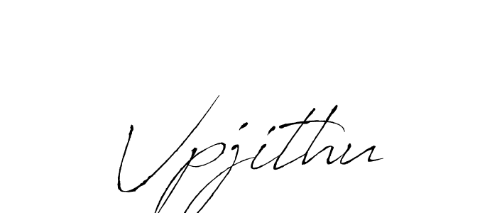 Make a beautiful signature design for name Vpjithu. With this signature (Antro_Vectra) style, you can create a handwritten signature for free. Vpjithu signature style 6 images and pictures png