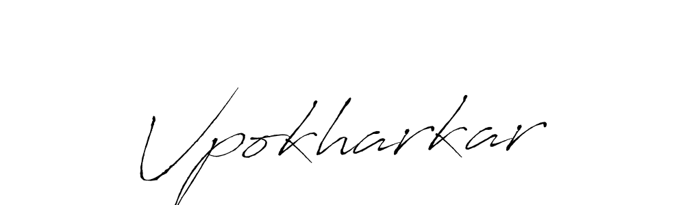 Make a beautiful signature design for name Vpokharkar. With this signature (Antro_Vectra) style, you can create a handwritten signature for free. Vpokharkar signature style 6 images and pictures png