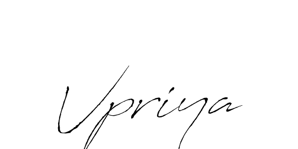 Make a beautiful signature design for name Vpriya. With this signature (Antro_Vectra) style, you can create a handwritten signature for free. Vpriya signature style 6 images and pictures png