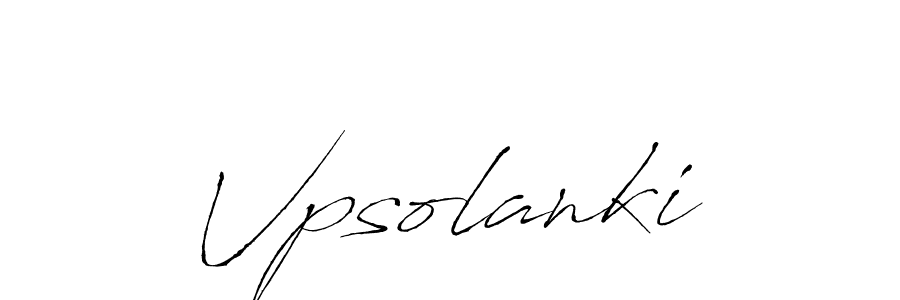 Design your own signature with our free online signature maker. With this signature software, you can create a handwritten (Antro_Vectra) signature for name Vpsolanki. Vpsolanki signature style 6 images and pictures png