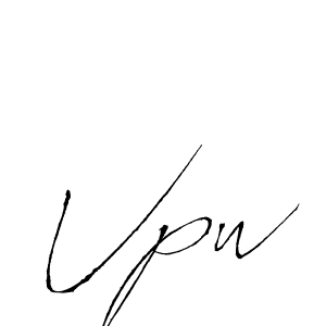 Design your own signature with our free online signature maker. With this signature software, you can create a handwritten (Antro_Vectra) signature for name Vpw. Vpw signature style 6 images and pictures png