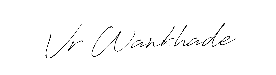Best and Professional Signature Style for Vr Wankhade. Antro_Vectra Best Signature Style Collection. Vr Wankhade signature style 6 images and pictures png