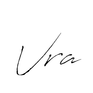 Antro_Vectra is a professional signature style that is perfect for those who want to add a touch of class to their signature. It is also a great choice for those who want to make their signature more unique. Get Vra name to fancy signature for free. Vra signature style 6 images and pictures png