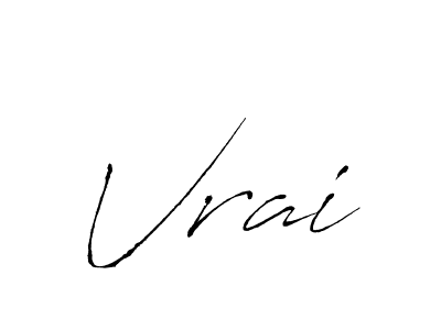 Similarly Antro_Vectra is the best handwritten signature design. Signature creator online .You can use it as an online autograph creator for name Vrai. Vrai signature style 6 images and pictures png