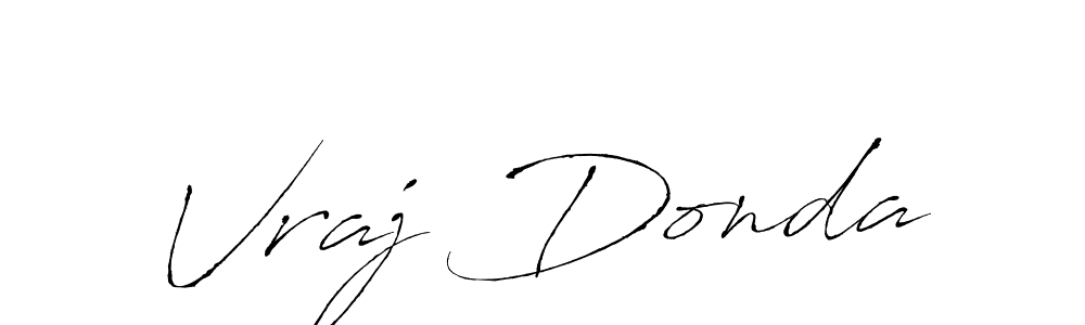 Also You can easily find your signature by using the search form. We will create Vraj Donda name handwritten signature images for you free of cost using Antro_Vectra sign style. Vraj Donda signature style 6 images and pictures png