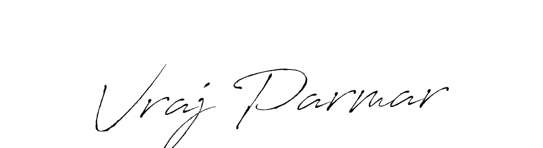How to make Vraj Parmar signature? Antro_Vectra is a professional autograph style. Create handwritten signature for Vraj Parmar name. Vraj Parmar signature style 6 images and pictures png