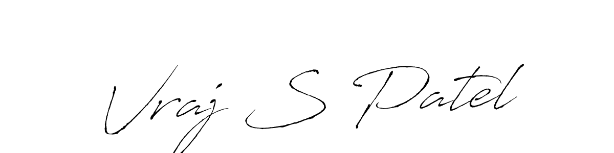 Also You can easily find your signature by using the search form. We will create Vraj S Patel name handwritten signature images for you free of cost using Antro_Vectra sign style. Vraj S Patel signature style 6 images and pictures png