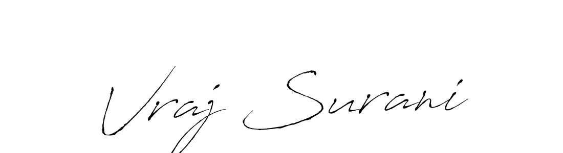 You can use this online signature creator to create a handwritten signature for the name Vraj Surani. This is the best online autograph maker. Vraj Surani signature style 6 images and pictures png
