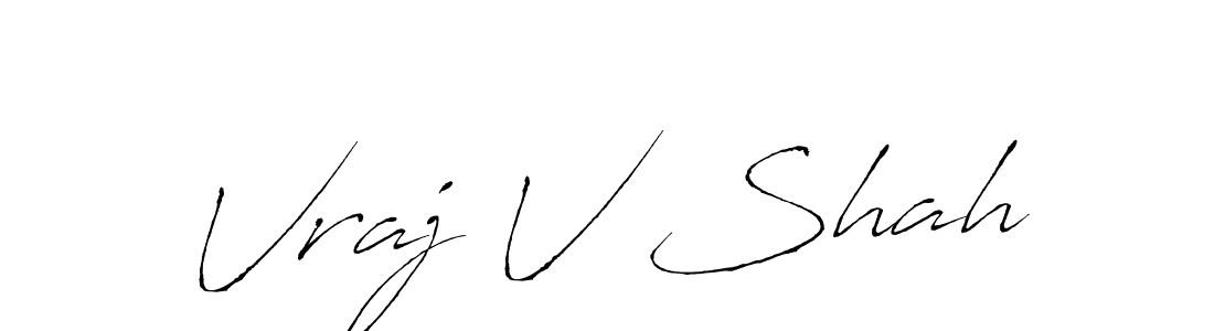 Similarly Antro_Vectra is the best handwritten signature design. Signature creator online .You can use it as an online autograph creator for name Vraj V Shah. Vraj V Shah signature style 6 images and pictures png