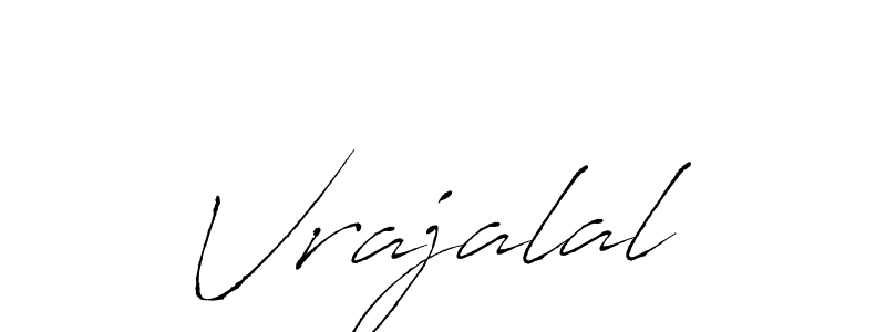 Create a beautiful signature design for name Vrajalal. With this signature (Antro_Vectra) fonts, you can make a handwritten signature for free. Vrajalal signature style 6 images and pictures png