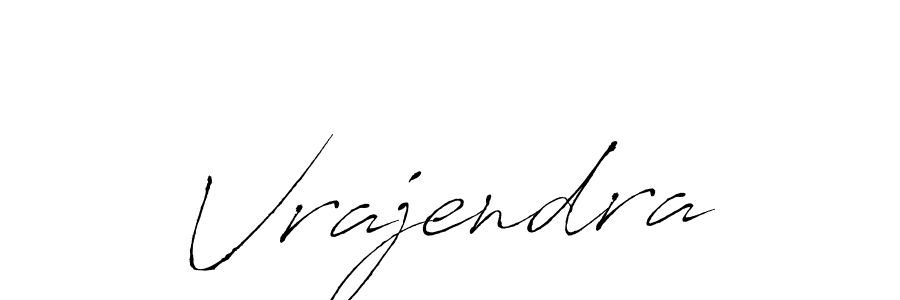 Vrajendra stylish signature style. Best Handwritten Sign (Antro_Vectra) for my name. Handwritten Signature Collection Ideas for my name Vrajendra. Vrajendra signature style 6 images and pictures png