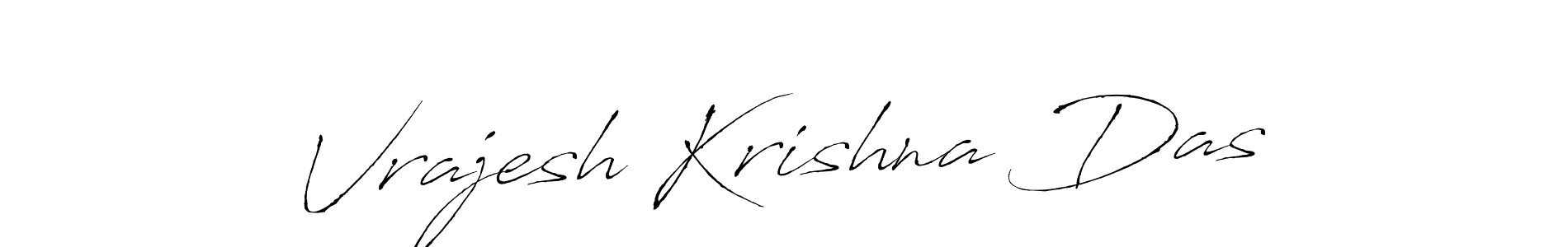 Make a beautiful signature design for name Vrajesh Krishna Das. With this signature (Antro_Vectra) style, you can create a handwritten signature for free. Vrajesh Krishna Das signature style 6 images and pictures png