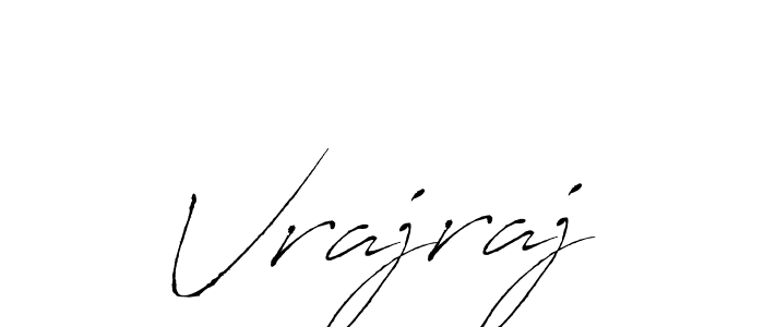 How to make Vrajraj signature? Antro_Vectra is a professional autograph style. Create handwritten signature for Vrajraj name. Vrajraj signature style 6 images and pictures png