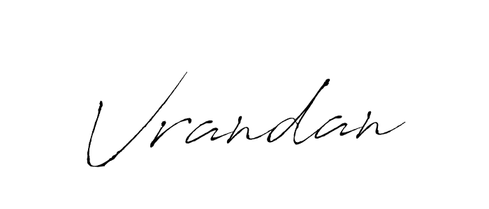 Best and Professional Signature Style for Vrandan. Antro_Vectra Best Signature Style Collection. Vrandan signature style 6 images and pictures png