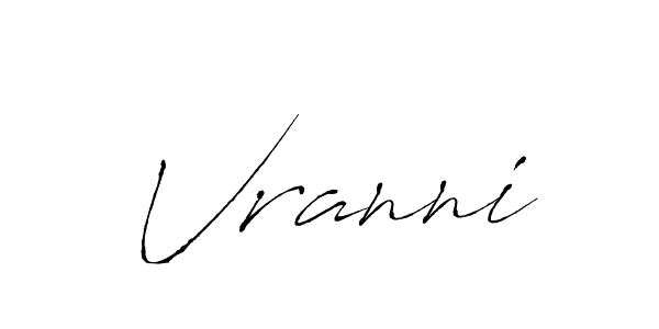 Once you've used our free online signature maker to create your best signature Antro_Vectra style, it's time to enjoy all of the benefits that Vranni name signing documents. Vranni signature style 6 images and pictures png
