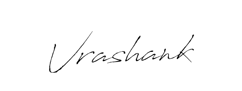 How to make Vrashank signature? Antro_Vectra is a professional autograph style. Create handwritten signature for Vrashank name. Vrashank signature style 6 images and pictures png
